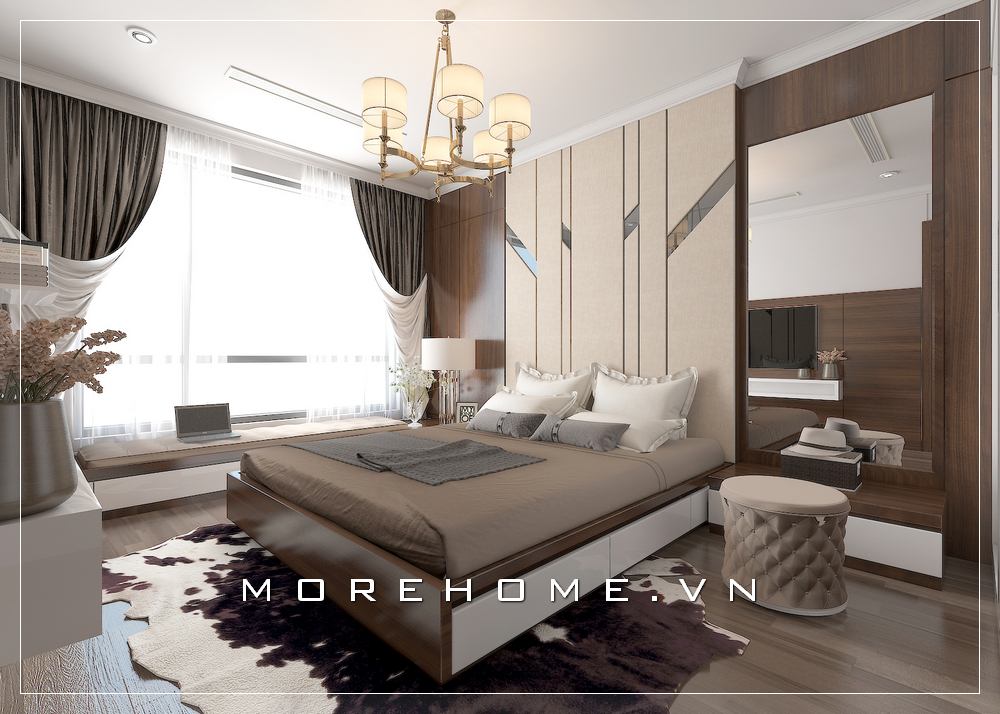 Thiết kế nội thất phòng ngủ Master